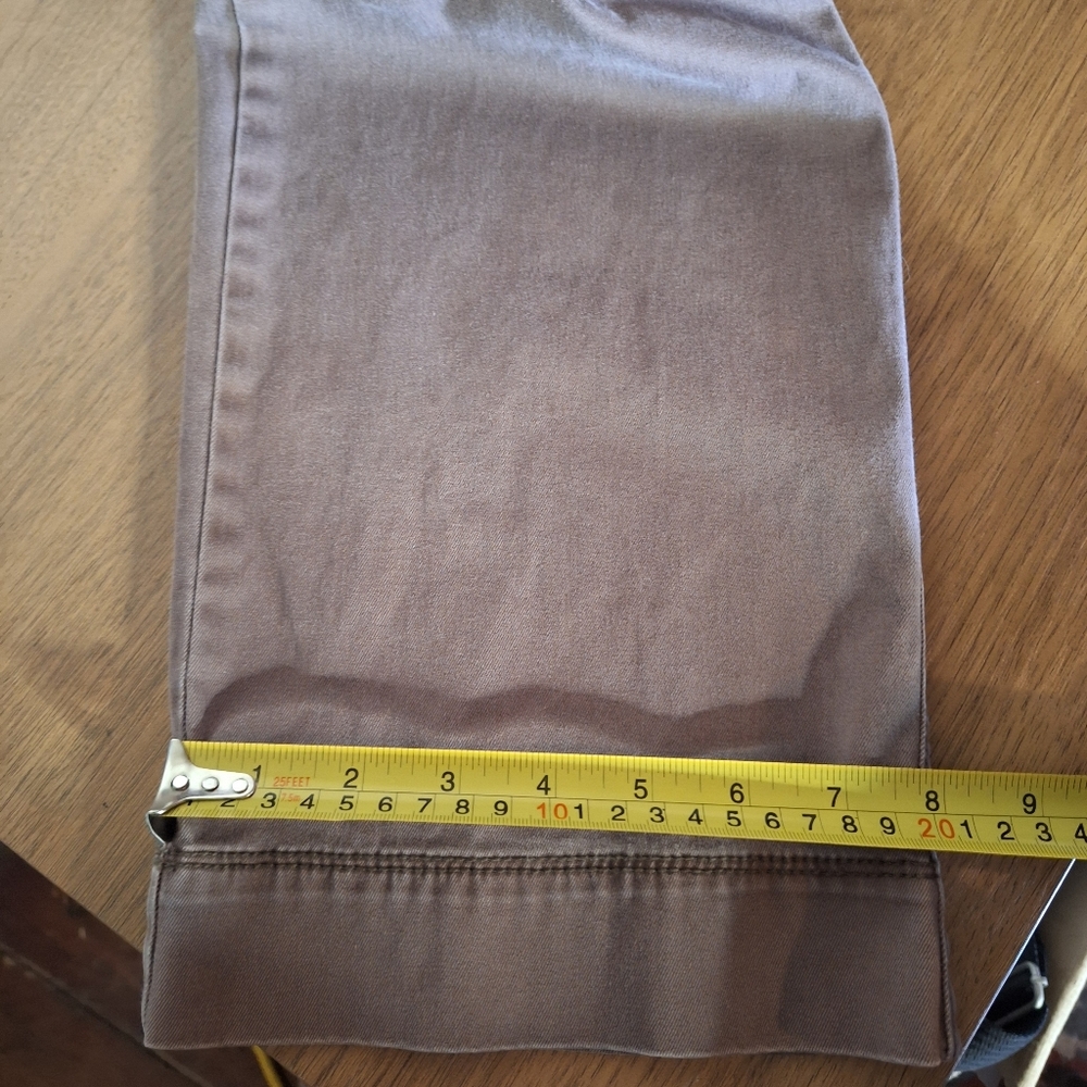 J Crew Womens Size 8 Short City Fit Mauve Brown Remi Chino Pants Stretch EUC - Picture 11 of 11